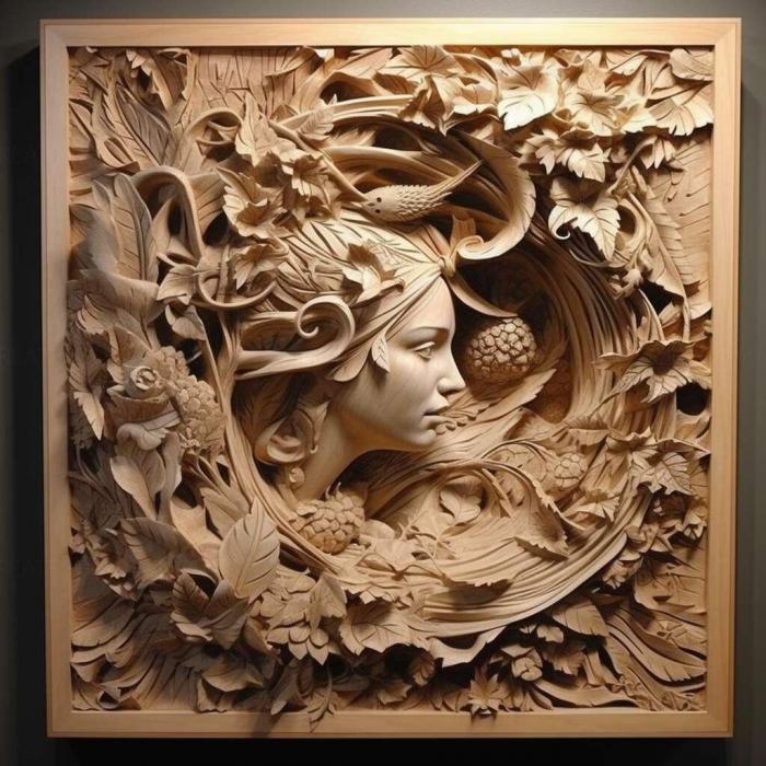 نموذج ثلاثي الأبعاد لآلة CNC 3D Art 